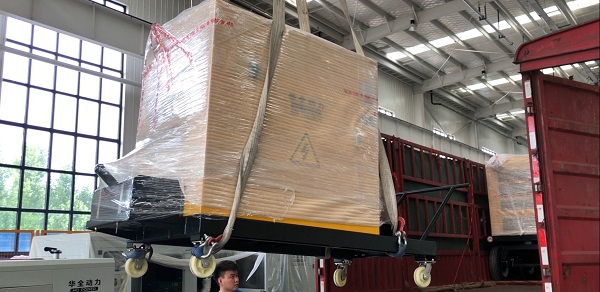 華全移動靜音柴油發電機組項目整裝下線，發貨啦